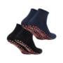 Natuce 2 Pairs Womens Mens Non-slip Grip Socks ABS Sport Socks for Yoga Pilates Barre Trampoline Fitness Martial Arts Hospital Home Walking Socks with Grips